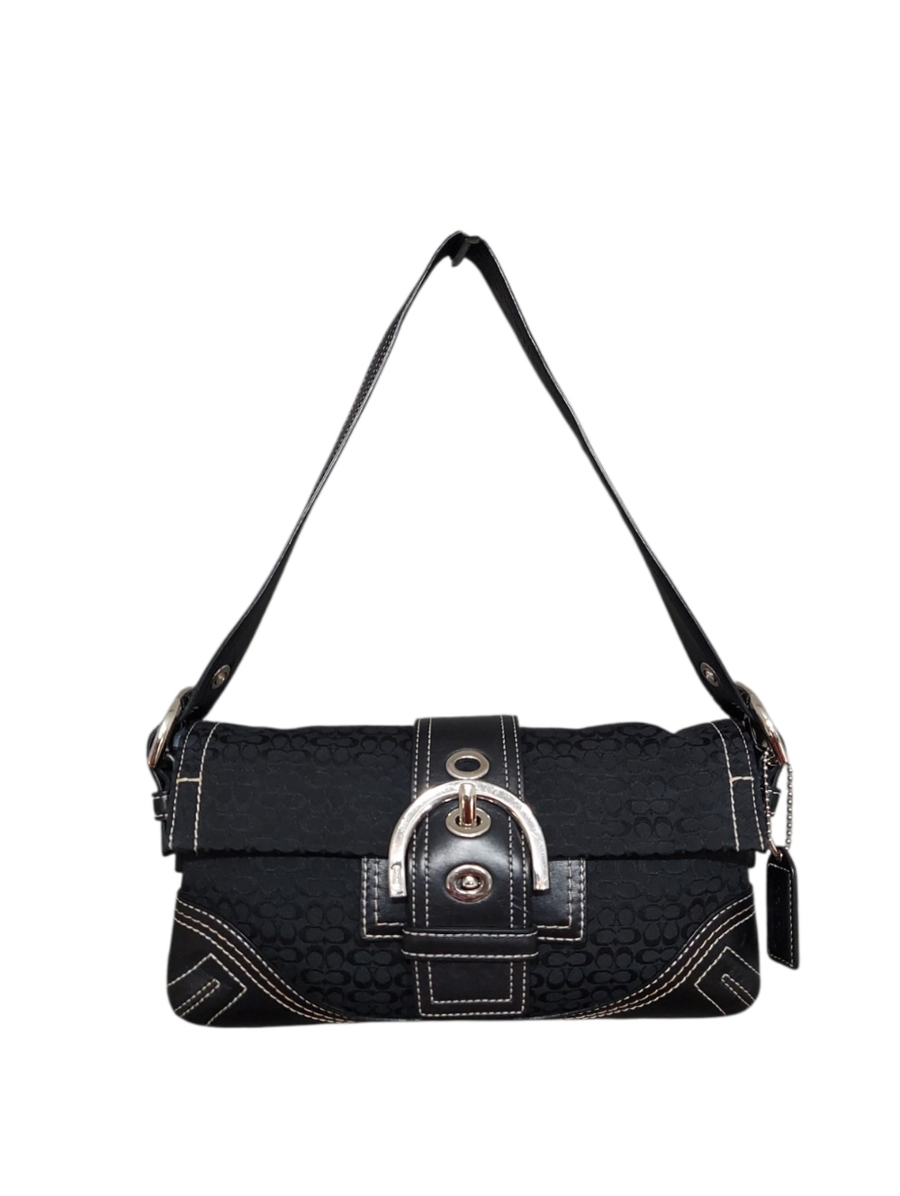 Coach Soho Y2K 2000 Buckle Signature Baguette Shoulder Bag Gently Loved No. 3628